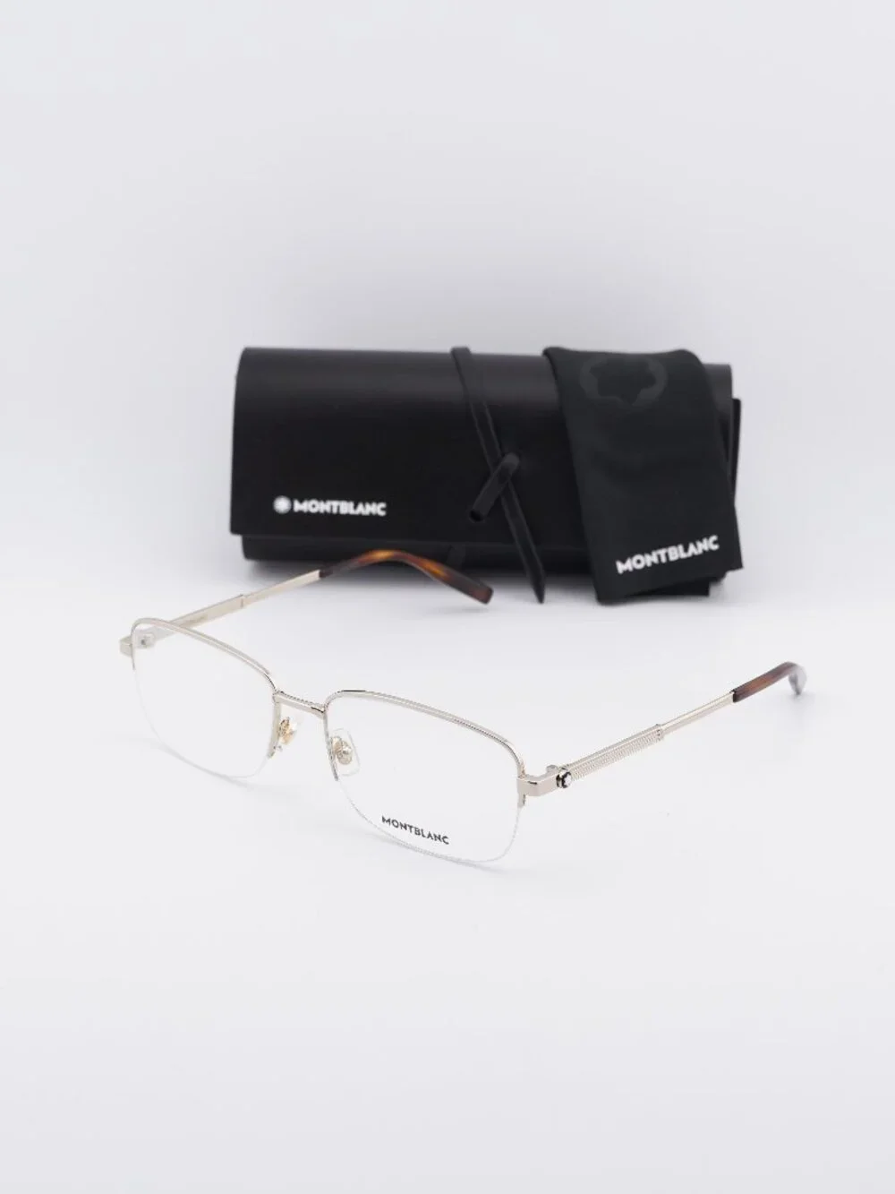 Montblanc MB0028O 005 Rectangle Eyeglasses 58mm – Gold